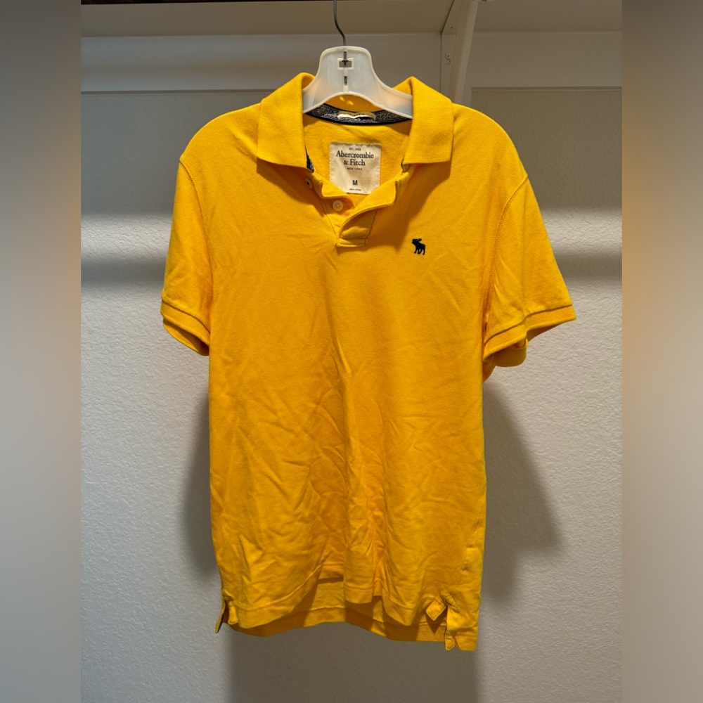 Abercrombie Yellow Classic Fit Polo